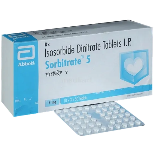 sorbitrate 5mg tablet 50's